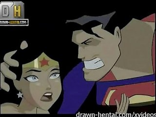 Justice league may sapat na gulang video - superman para magtaka babae